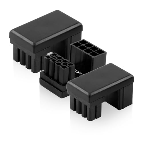 teashow 8-poliger Netzadapter, 90-Grad-GPU, VGA-PCIe-Anschluss für Desktop-Computer, Grafikkarte von teashow