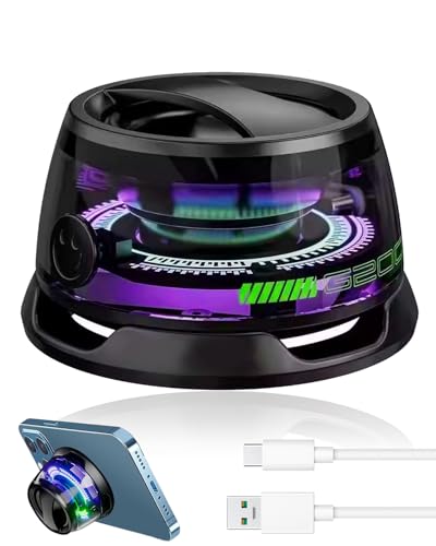 Magnetischer Bluetooth-Lautsprecher G200, multifunktional, tragbar, Mini-Lautsprecher mit Multi-RGB-Farblicht, 6 Stunden Spielzeit, Outdoor-Reisezubehör für alle Handys, PC, iPad, Smart-Geräte Magnetischer Bluetooth-Lautsprecher G200, multifunktional, tragbar, Mini-Lautsprecher mit Multi-RGB-Farblicht, 6 Stunden Spielzeit, Outdoor-Reisezubehör für alle Handys, PC, iPad, Smart-Geräte von teasteam