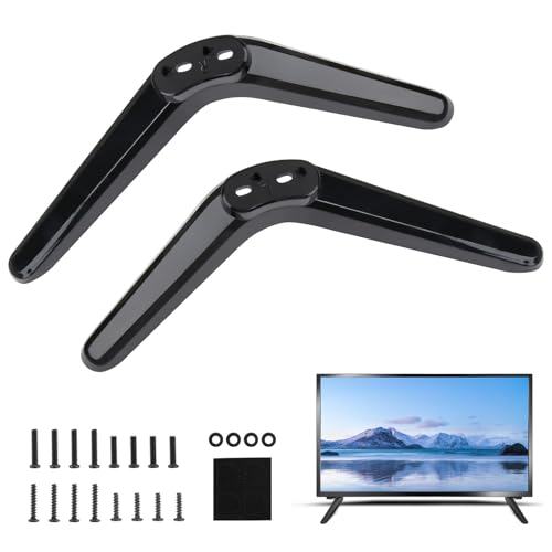 teasteam Universal-TV-Ständerbeine für TCL TV-Basis, Sockelfüße, kompatibel mit TCL Roku 32, 40, 49, 50, 55 Zoll, TV-Tischständer, Ersatz mit Schrauben, kratzfestes Pad, einfach zu installieren teasteam Universal-TV-Ständerbeine für TCL TV-Basis, Sockelfüße, kompatibel mit TCL Roku 32, 40, 49, 50, 55 Zoll, TV-Tischständer, Ersatz mit Schrauben, kratzfestes Pad, einfach zu installieren von teasteam