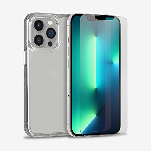 Tech 21 Evo Clear and Impact Glass Bundle für iPhone 13 Pro Max - Schutzhülle mit 3,6 m Multi-Drop-Schutz und Hartglas-Displayschutzfolie Tech 21 Evo Clear and Impact Glass Bundle für iPhone 13 Pro Max - Schutzhülle mit 3,6 m Multi-Drop-Schutz und Hartglas-Displayschutzfolie von tech21