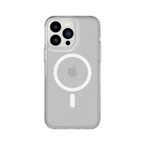 Tech 21 iPhone 14 Pro Max Evo Clear Kompatibel mit MagSafe - Kratzfeste, Stoßdämpfend Phone Case 3, 6 m Multi-Drop Schutz, T21-9861 von tech21