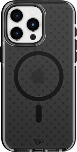 Tech21 Evo Check Handyhülle für iPhone 15 Pro Max - Kompatibel mit MagSafe - Einfache Telefonhülle - TPU und Biologisch abbaubar Material - Schwarz - Wissenschaftlicherwiesen Fallshutz: 4,9m Tech21 Evo Check Handyhülle für iPhone 15 Pro Max - Kompatibel mit MagSafe - Einfache Telefonhülle - TPU und Biologisch abbaubar Material - Schwarz - Wissenschaftlicherwiesen Fallshutz: 4,9m von tech21