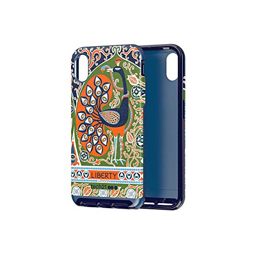 Tech21 Evo Luxe Liberty Francis Schutzhülle für Apple iPhone Xs Max - Blau/Orange von tech21