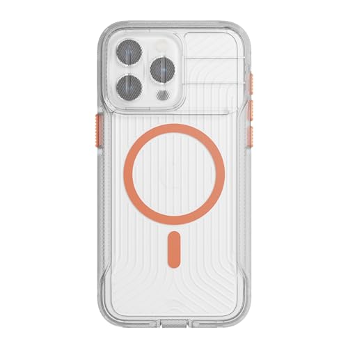tech21 Evo Max Hülle für iPhone 15 Pro Max - Kompatibel mit MagSafe - Aufprallschutz Hülle - 21x Militärstandard getestet - Schlüsselbänder enthalten - Lebendiges Orange von tech21