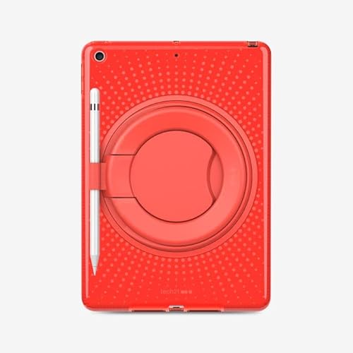 Tech21 Evo Play2 mit Stifthalter für iPad 7. / 8. / 9. Generation – Schutzhülle mit Aufprallschutz, Rot Tech21 Evo Play2 mit Stifthalter für iPad 7. / 8. / 9. Generation – Schutzhülle mit Aufprallschutz, Rot von Tech21