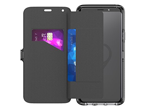 Tech21 Evo Wallet Schutzhülle für Samsung Galaxy S9+ - Schwarz von tech21