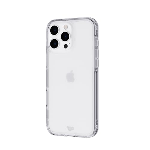 Tech21 Evo Clear Handyhülle für iPhone 16 Pro Max, Transparent, Einfache Telefonhülle, Biologisch abbaubar, 12x Militärniveau Fallschutz: 3,6m von tech21