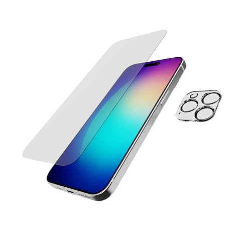 Tech21 Impact Glass – Kameraobjektivschutz Bundle für iPhone 15 Pro Max von tech21