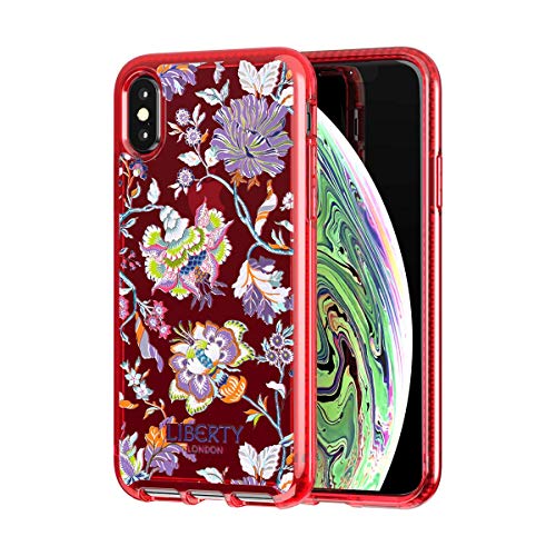 Tech21 Pure Print Liberty Christelle Schutzhülle für Apple iPhone X/iPhone Xs - Rot von tech21