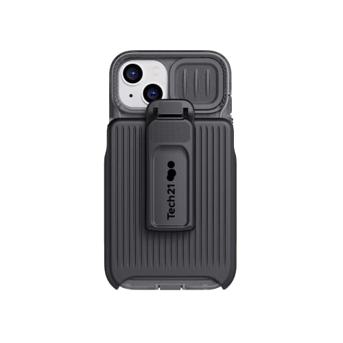 Tech21 iPhone 14 Evo Max Kompatibel mit MagSafe® - Langlebige, stoßdämpfende und robuste Handyhülle mit Holster und 6 m FlexShock Multi-Drop-Schutz von tech21