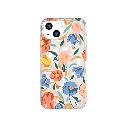 tech21 Evo Art iPhone 13 Floral Bouquet - Magsafe integrierte Schutzhülle mit 3,6 m Multi-Drop-Schutz von tech21