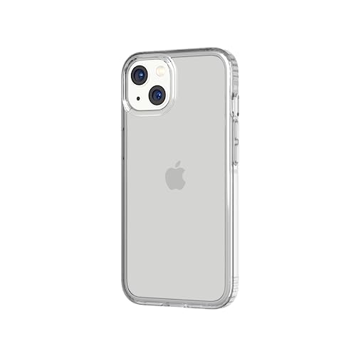 tech21 Evo Clear Hülle für iPhone 13, Transparent, Einfache Telefonhülle, TPU und Antimikrobiall, Fallschutz: 3,6m von tech21