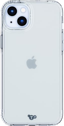 tech21 Evo Clear Hülle für iPhone 15 Plus, Transparent, Einfache Telefonhülle, Biologisch abbaubar, 12x Militärniveau Fallschutz: 3,6m von tech21