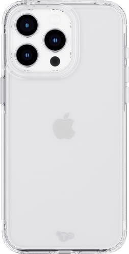 tech21 Evo Clear Hülle für iPhone 15 Pro, Transparent, Einfache Telefonhülle, Biologisch abbaubar, 12x Militärniveau Fallschutz: 3,6m von tech21