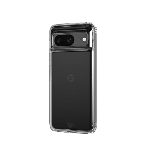 tech21 Evo Clear Schutzhülle für Google Pixel 8 – Aufprallschutz – Slim Fit – Transparent von tech21