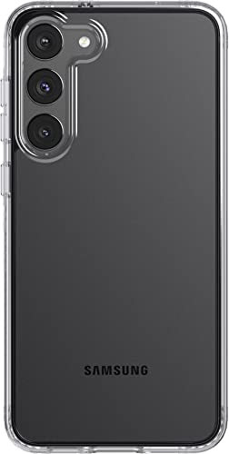 tech21 Evo Clear für Samsung Galaxy S23 Plus – Anti-Vergilbung, Kratzfest, mit 3,6 m Fallschutz, transparente Handyhülle von tech21