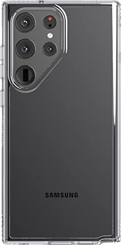 tech21 Evo Clear für Samsung Galaxy S23 Ultra – Anti-Vergilbung, Kratzfest, mit 3,6 m Fallschutz, transparente Handyhülle von tech21