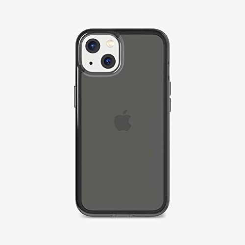tech21 Evo Clear für iPhone 13 - Carbon-Tinted Phone Case mit 3,6 m Multi-Drop-Schutz von tech21