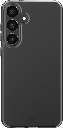 tech21 Evo Lite Clear Hülle für Samsung Galaxy S24+, Halbtransparent, Einfache Telefonhülle, TPU und Biologisch abbaubar, Fallschutz: 2,4m von tech21