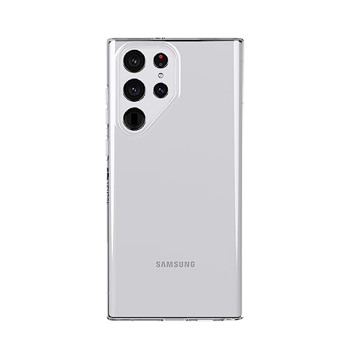 tech21 Evo Lite Clear für Samsung Galaxy S22 Ultra - Transparente und schützende Handyhülle mit 2,4 m Multi-Drop-Schutz von tech21