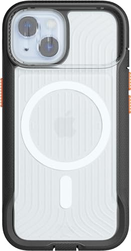 tech21 Evo Max Hülle für iPhone 15 - Kompatibel mit MagSafe - Aufprallschutz Hülle - Schlüsselbänder enthalten - Active Black von tech21