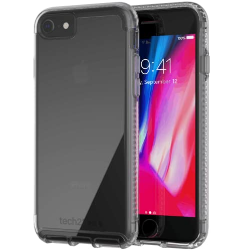 tech21 T21-8505 Pure Clear Handyhülle für Apple iPhone 7/8 und SE 2020 mit 10 Fuß Fallschutz, Klar von tech21
