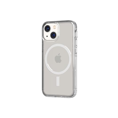 tech21 T21-9155 Evo Clear (MagSafe) für iPhone 13 Mini - Transparente MagSafe Handyhülle mit 3,6 m Multi-Drop-Schutz von tech21