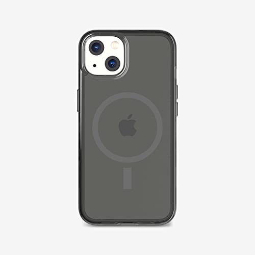 tech21 T21-9264 Evo Tint (MagSafe) für iPhone 13 - Carbongetönte MagSafe Handyhülle mit 3,6 m Multi-Drop-Schutz, Grau von tech21