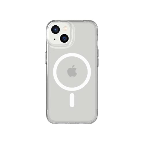 tech21 iPhone 14 Evo Clear Kompatibel mit MagSafe® - Kratzfest, Stoßdämpfend, Klar Handyhülle mit 3,6 m Multi-Drop-Schutz von tech21