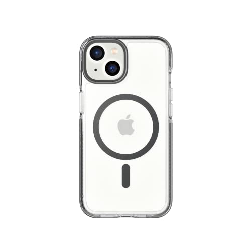 tech21 iPhone 14 Evo Crystal Kompatibel mit MagSafe® - Stoßdämpfende & Kratzfeste Klar Handyhülle mit 4,8 m FlexShock Multi-Drop-Schutz von tech21