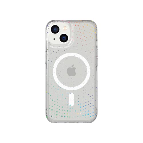 tech21 iPhone 14 Evo Sparkle kompatibel mit MagSafe® - Glitzernde & Kratzfeste Handyhülle mit 3,6 m Multi-Drop-Schutz von tech21