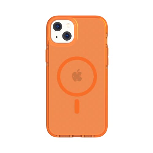 tech21 iPhone 14 Plus Evo Check Kompatibel mit MagSafe® - Stoßdämpfende & Schlanke Schutzhülle mit 4,8 m FlexShock Multi-Drop Schutz & Extra Tasten von tech21
