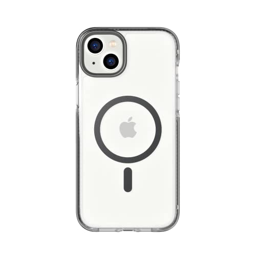 tech21 iPhone 14 Plus Evo Crystal Kompatibel mit MagSafe® - Stoßdämpfend & Kratzfest Transparent Handyhülle mit 4,8 m FlexShock Multi-Drop-Schutz von tech21