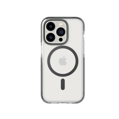 tech21 iPhone 14 Pro Evo Crystal Kompatibel mit MagSafe® - Stoßdämpfende & Kratzfeste Clear Handyhülle mit 4,8 m FlexShock Multi-Drop Schutz von tech21