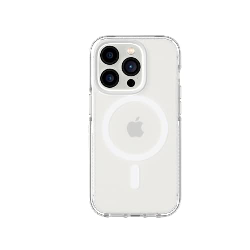 tech21 iPhone 14 Pro Evo Crystal Kompatibel mit MagSafe® - Stoßdämpfend & Kratzfest Klar Handyhülle mit 4,8 m FlexShock Multi-Drop-Schutz von tech21