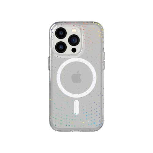 tech21 iPhone 14 Pro Evo Sparkle kompatibel mit MagSafe® - Glitzernde & Kratzfeste Handyhülle mit 3,6 m Multi-Drop-Schutz von tech21