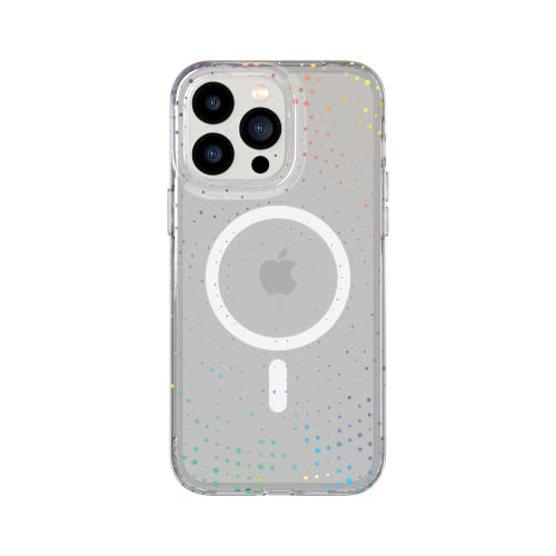 tech21 iPhone 14 Pro Max Evo Sparkle kompatibel mit MagSafe® - Glitzernde & Kratzfeste Handyhülle mit 3,6 m Multi-Drop-Schutz von tech21