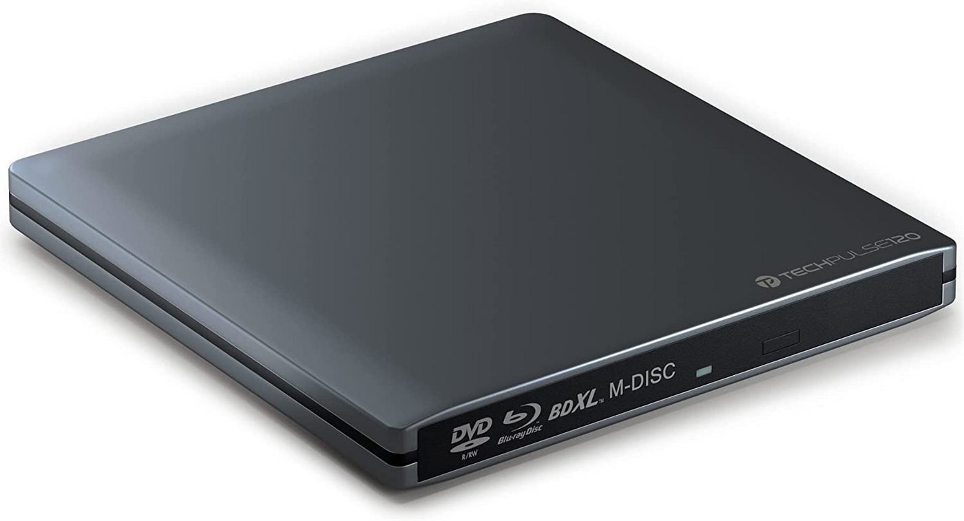 techPulse120 externer USB 3.0 Aluminium Grau Bluray Brenner 3D MDisc BDXL 100 GB Blu-ray-Brenner techPulse120 externer USB 3.0 Aluminium Grau Bluray Brenner 3D MDisc BDXL 100 GB Blu-ray-Brenner von techPulse120