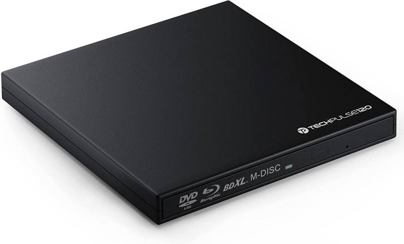 techPulse120 USB 3.0 Externes 3D Rom Laufwerk BD/DVD Blu-ray-Brenner von techPulse120