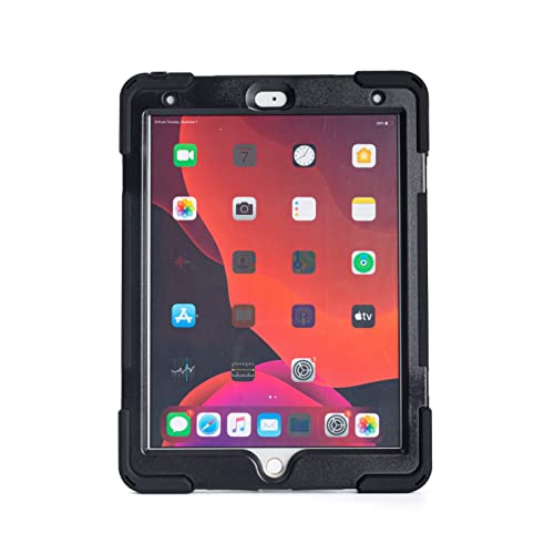 techair Classic Pro Schutzhülle für Tablet, robust, Silikon, Polycarbonat, 25,9 cm (10,2 Zoll), Schwarz von techair