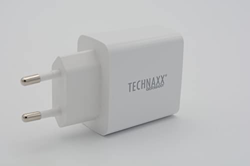 Technaxx 18W USB-A Schnellladegerät TX-197 für Handy & Geräte - Netzstecker für Ladekabel - 1x USB-A QC 3.0 Schnell Ladegerät, Intelligente Ladeüberwachung, GS-geprüft, 3 mal schneller als üblich von technaxx