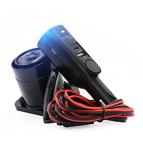 Technaxx Alarmanlage für Auto, Wohnmobil, Boot, Haus TX-168 - Autoalarmsystem mit 105dB, externer Sirene, Panikalarm-Taste - 7-tägige Betriebszeit, PIR-Bewegungsmelder, 2-USB, einfache Installation Technaxx Alarmanlage für Auto, Wohnmobil, Boot, Haus TX-168 - Autoalarmsystem mit 105dB, externer Sirene, Panikalarm-Taste - 7-tägige Betriebszeit, PIR-Bewegungsmelder, 2-USB, einfache Installation von technaxx