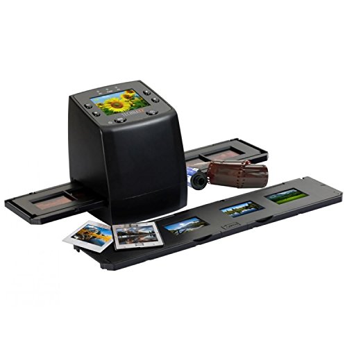 Technaxx DigiScan DS-02 hochauflösend Scanner, Diascanner, Fotoscanner, Diaprojektor für Negativfilme & Diafilme mit 2,4 Zoll TFT-Display, USB 2.0 von technaxx