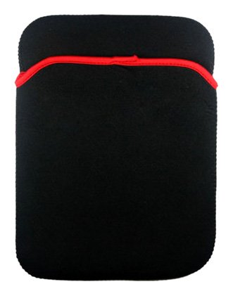 Technaxx Neoprene Tasche für Apple iPad schwarz/rot von technaxx