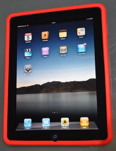 Technaxx Silikonhülle für Apple iPad rot von technaxx