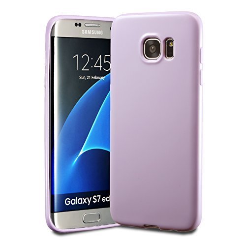 Handyhülle für Galaxy S7 aus TPU (Thermoplastisches Polyurethan), vielfarbig, lavendel, Galaxy S7 edge von technext020