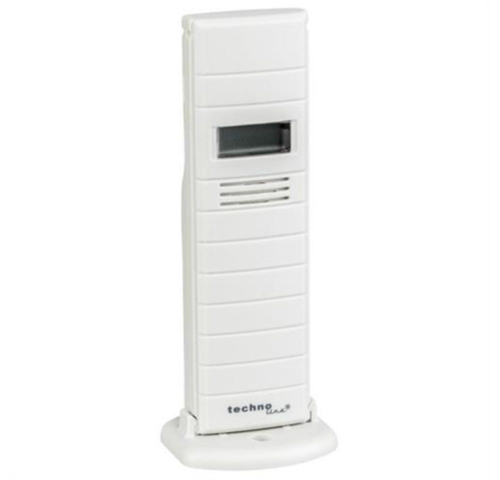 technoline TX 29 DTH-IT Außenwetterstation (Temperatur- und Luftfeuchtesender mit Display, 868 MHz, Wettersensor, 38 x 21 x 129 mm, weiß) von technoline