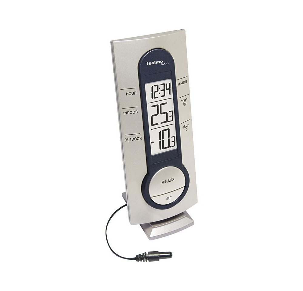technoline Technoline WS 7033 Wetterstation Silber-Anthrazit. Wetterstation technoline Technoline WS 7033 Wetterstation Silber-Anthrazit. Wetterstation von technoline