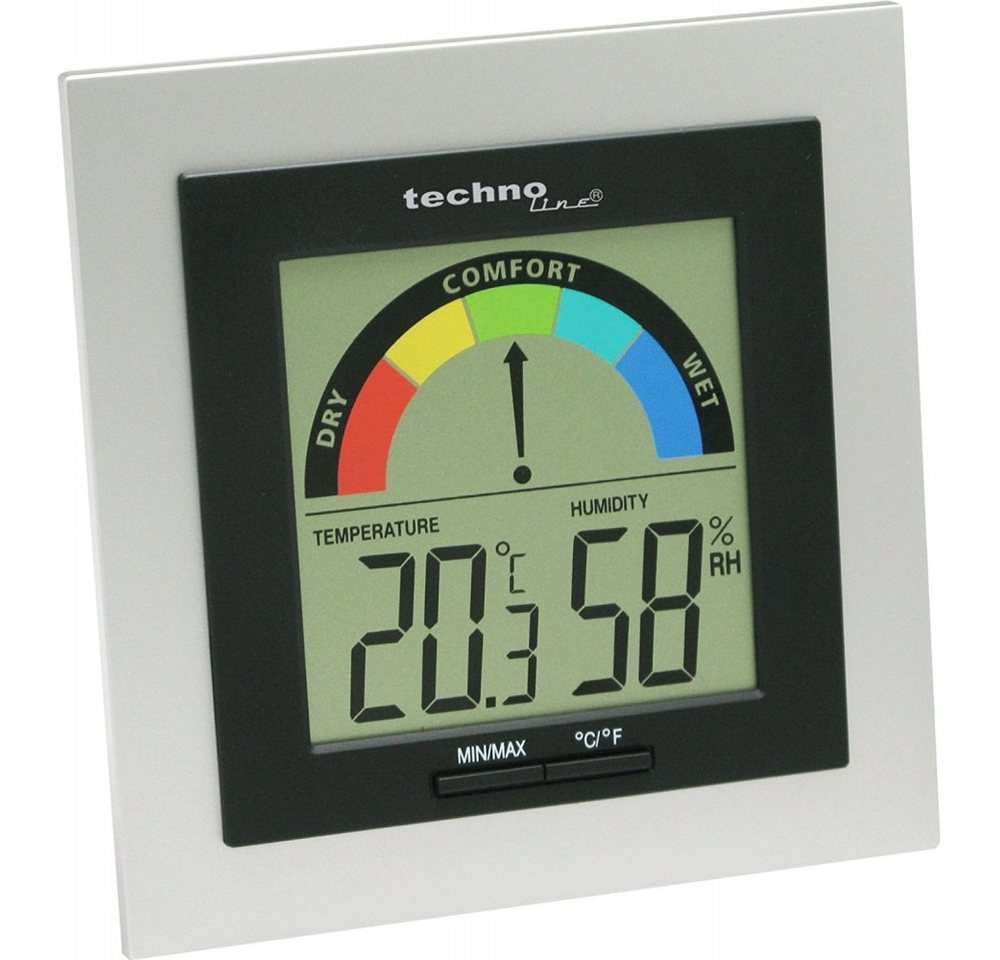 technoline Technoline WS 9430 Wetterstation Silber-Schwarz Wetterstation technoline Technoline WS 9430 Wetterstation Silber-Schwarz Wetterstation von technoline