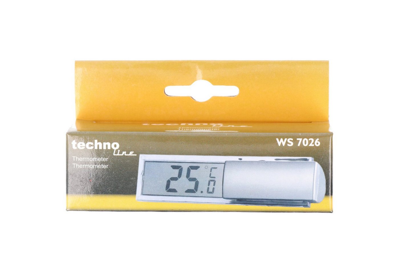 technoline TischthermoMeter WS 7026 mit digitaler Innentemperaturanzeige in °C Wetterstation von technoline